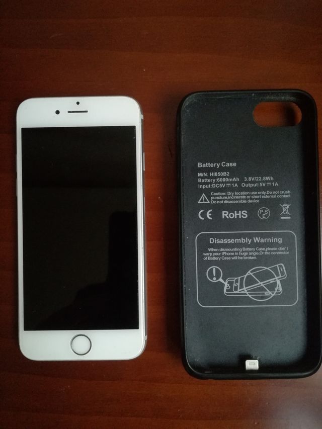 IPhone 6s y batería externa