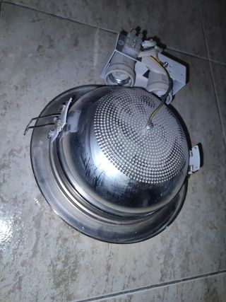 Lote 3 downlight interior acero traslucido