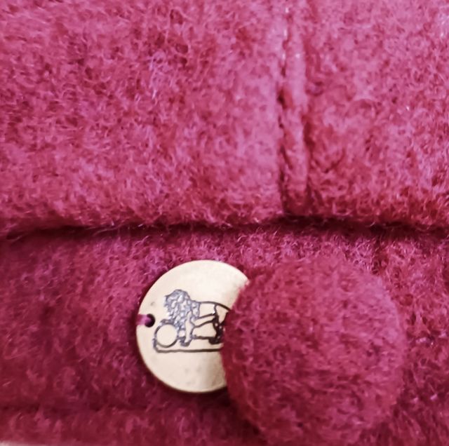 Gorra roja paño de lana