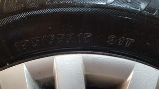 Juego 4 ruedas + neumatico todo clima