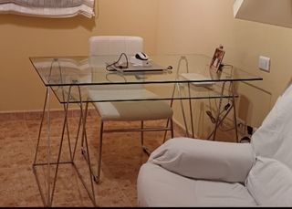 MESA CRISTAL ESCRITORIO