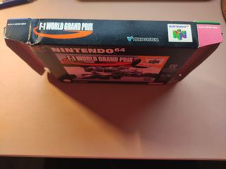 Cartucho y caja F-1 World Grand prix Nintendo 64
