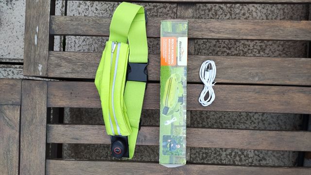 Bolsa running reflectante con Led