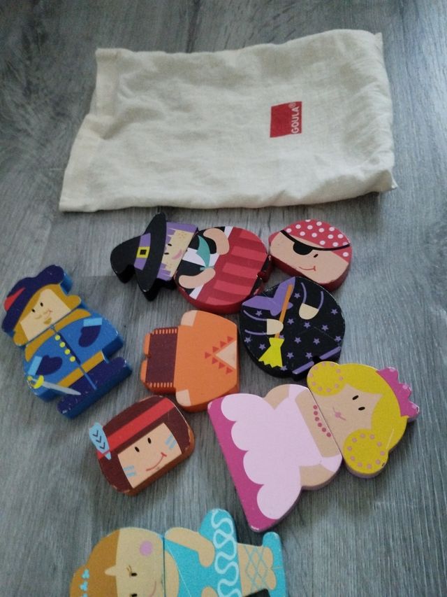 Lote juegos de madera Goula