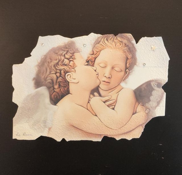 Estego Quadretto capezzale Angeli legno