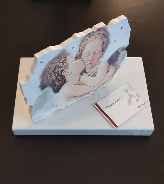 Estego Quadretto capezzale Angeli legno