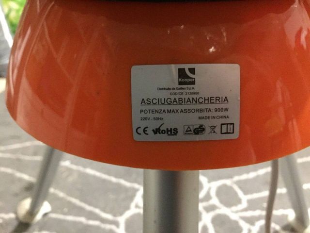 ASCIUGATRICE ELETTRICA KOOPER: