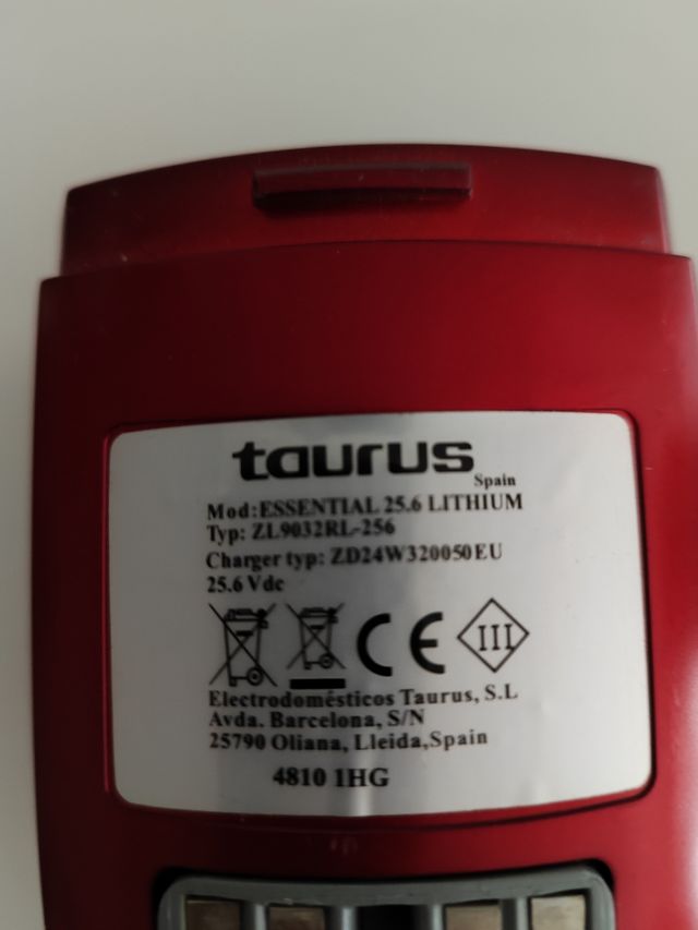 Cuerpo principal aspiradora Taurus