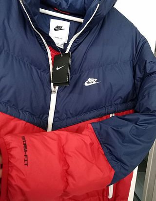 Plumífero Nike invierno hombre capucha storm fit