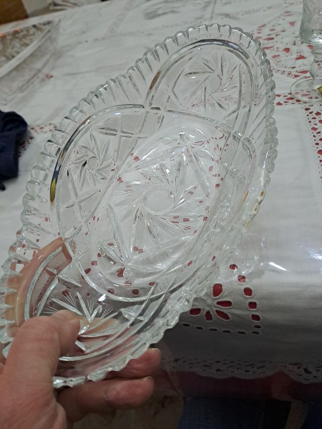 11 bicchieri liquore con centrotavola