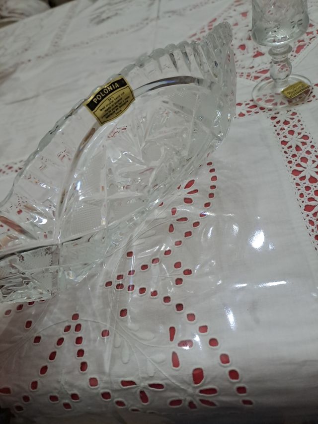 11 bicchieri liquore con centrotavola