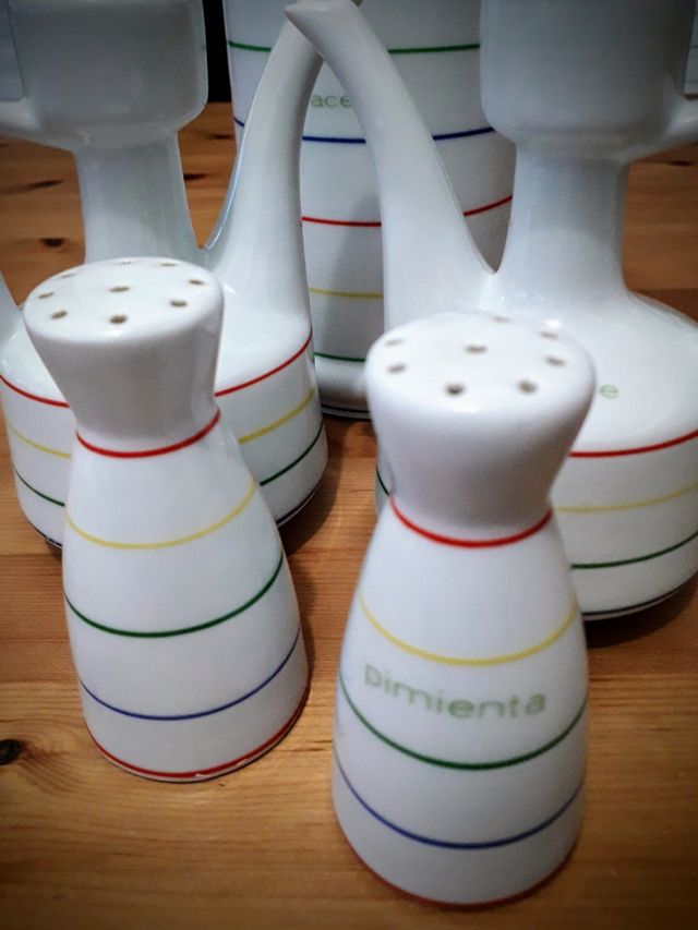 PETROLIERA E CONVOGLIO IN PORCELLANA HERRANDIZ