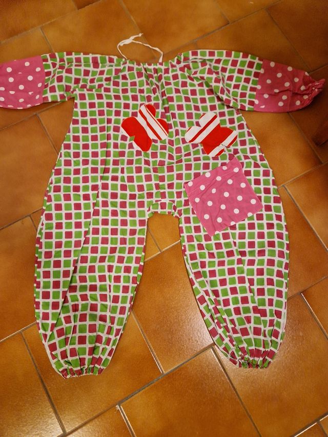 Vestito carnevale pagliaccio