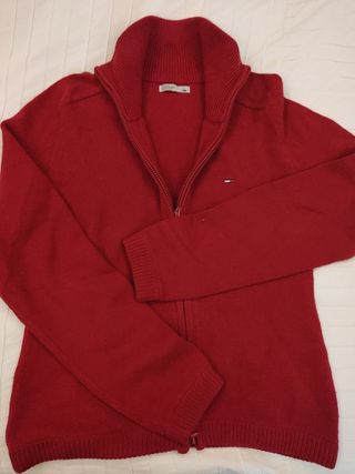 Chaqueta roja mujer Hilfiger