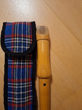 Flauta de madera Moeck y funda