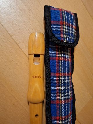 Flauta de madera Moeck y funda