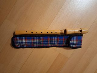Flauta de madera Moeck y funda