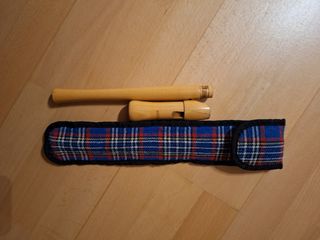 Flauta de madera Moeck y funda