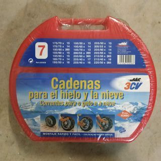 Cadenas Nieve Barro Par Eslabon 12 Mm R 13 14 15 16 90