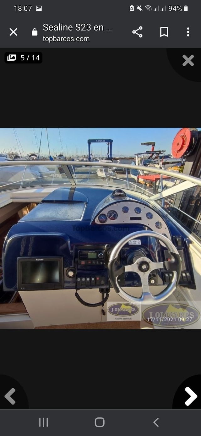 SEALINE S23 CON GRAN PLATAFORMA DE BAÑO