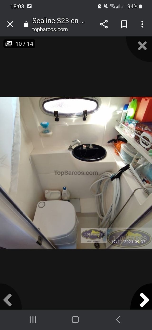 SEALINE S23 CON GRAN PLATAFORMA DE BAÑO