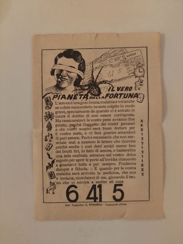 Il vero pianeta della fortuna