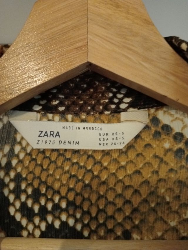 Camisa animal print de Zara