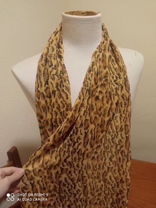 pañuelo de gasa de leopardo como nuevo