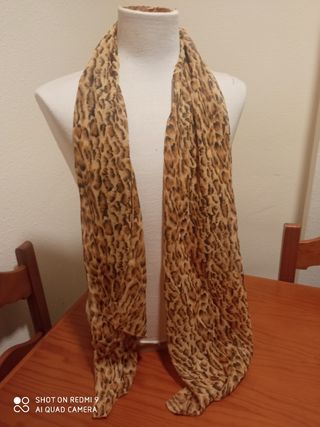 pañuelo de gasa de leopardo como nuevo