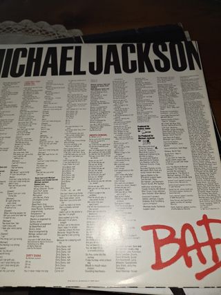 Vinilo Michael Jackson Bad