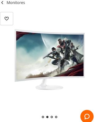 Pantalla ordenador Samsung Curva