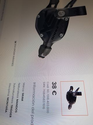 Mando Cambio SRAM SX Eagle 12v Nuevo