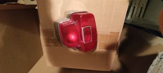 Vespa piloto trasero