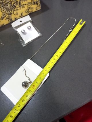 Conjunto collar y pendiente