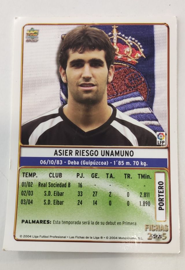Cromos lfp 2002 05/06