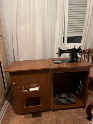 maquina coser singer antigua