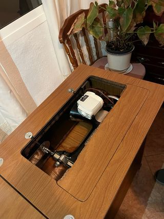 maquina coser singer antigua