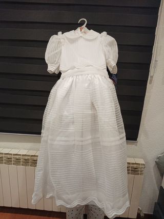 Vestido comunión niña + corona