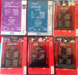 🎼📀Oferta:"Las Grandes Óperas": 19 DvDs!