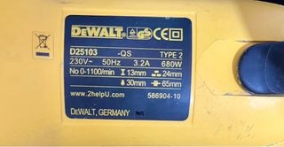 Taladro Dewalt 25103k con martillo pilón 