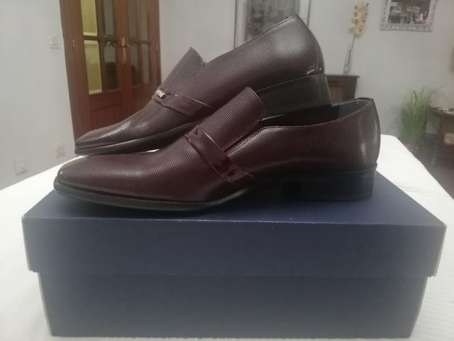 Zapatos caballero burdeos