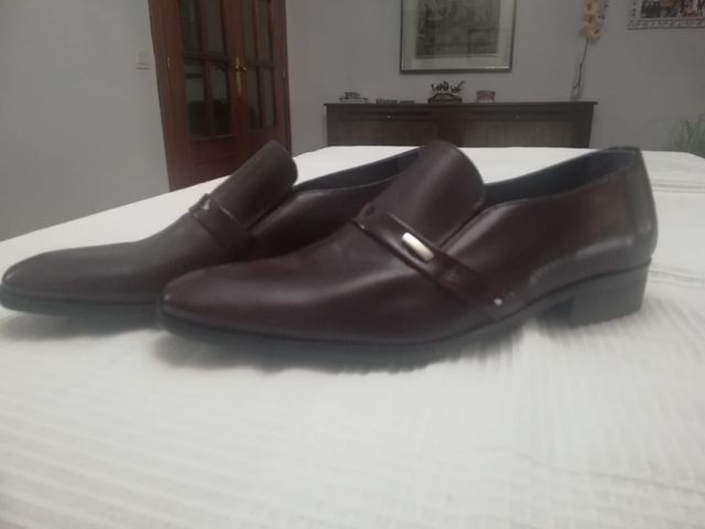 Zapatos caballero burdeos