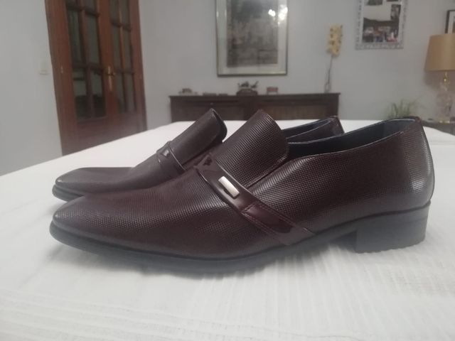 Zapatos caballero burdeos