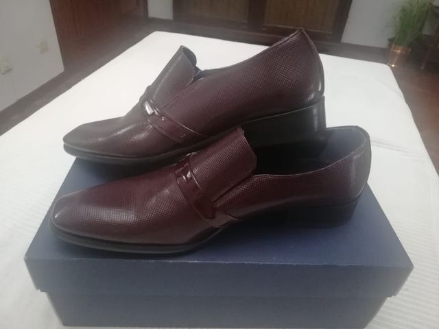 Zapatos caballero burdeos