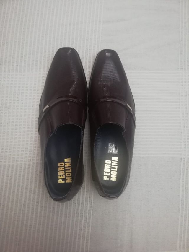 Zapatos caballero burdeos