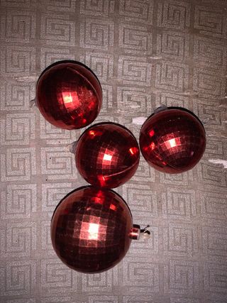 PALLINE DI NATALE DI VARIE FORME ( 24 PEZZI )