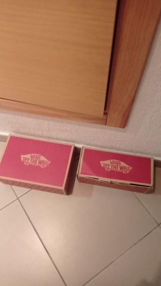 Cajas zapatillas Vans