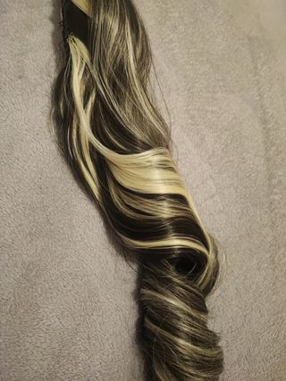 Extensiones coleta con pinza