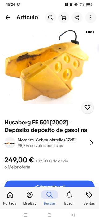 Depósito grande husaberg