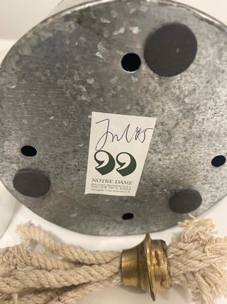 2 Faroles de cristal y laton de mecha.